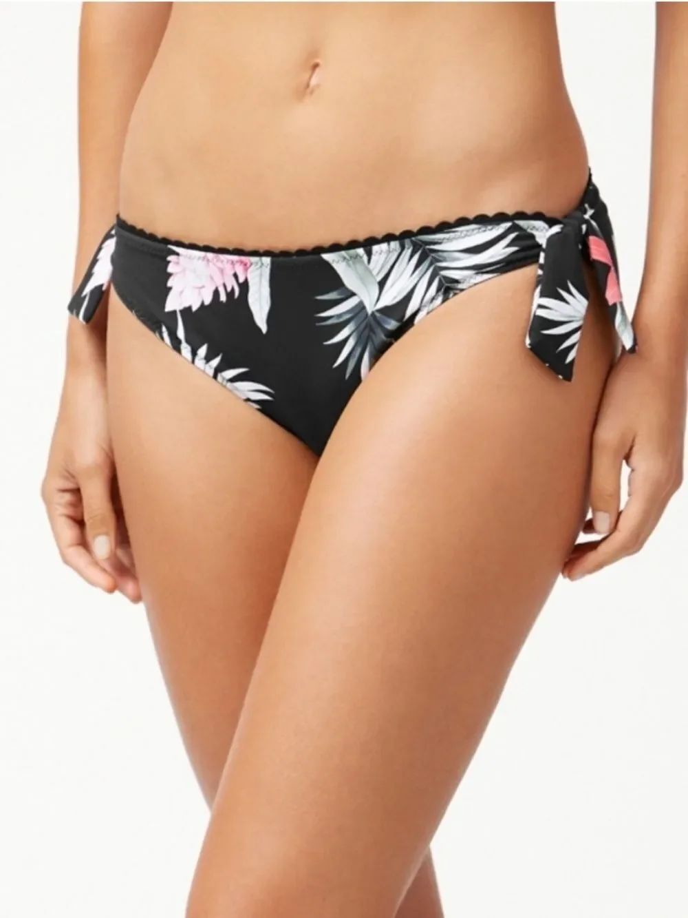 Tommy Bahama Gingerflower Reverse Tie Hipster Bikini Bottom Black